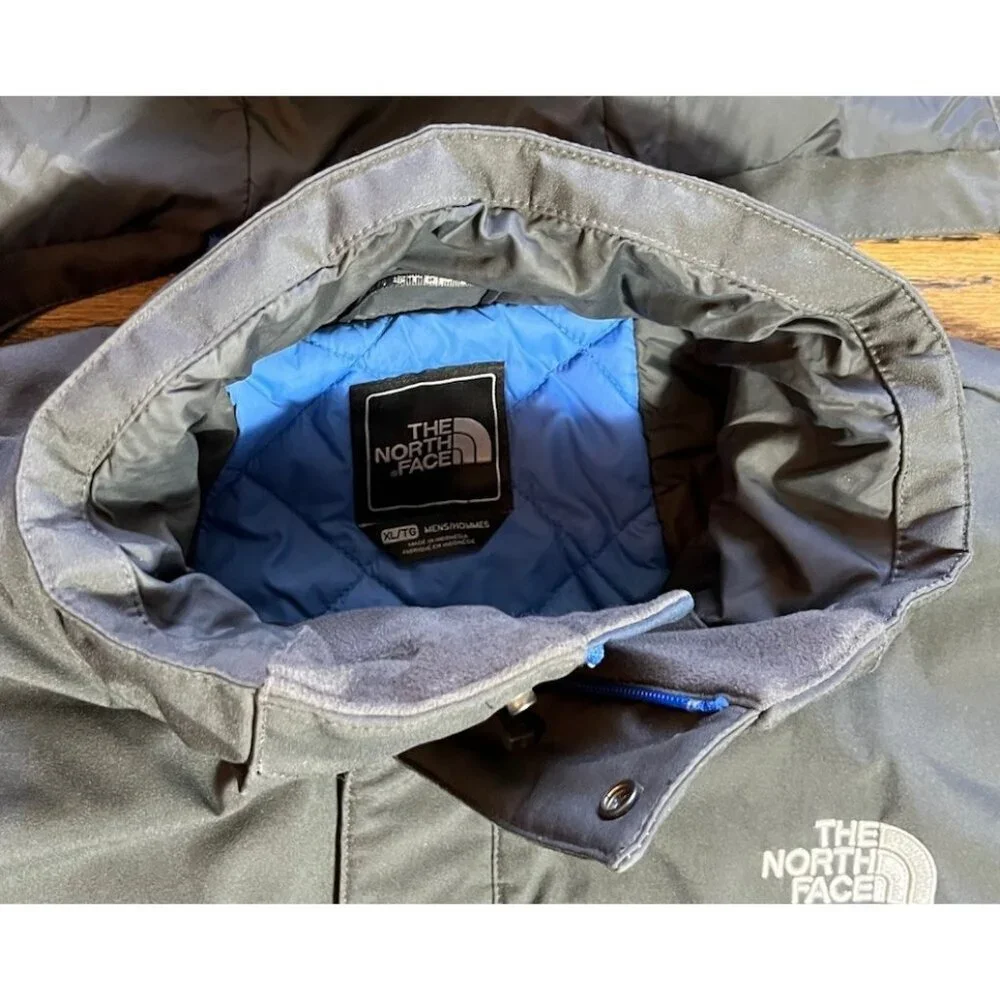 The North Face Apex Elevation Hooded Jacket Primaloft Blue Gray Men’s Size XL